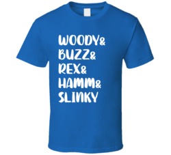 Woody Buzz Rex Hamm Slinky Toy Story T Shirt Woody Buzz Rex Hamm Slinky Toy Story T Shirt