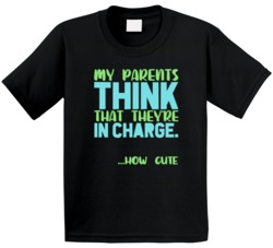 My Parents Think Theyre In Charge How Cute Funny Kids T Shirt My Parents Think Theyre In Charge How Cute Funny Kids T Shirt