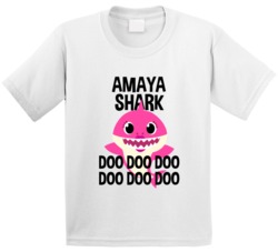 Amaya Shark Doo Doo Doo Baby Shark Popular Childrens Show Personalized Amaya Shark Doo Doo Doo Baby Shark Popular Childrens Show Personalized