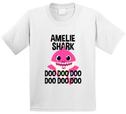 Amelie Shark Doo Doo Doo Baby Shark Popular Childrens Show Personalize Amelie Shark Doo Doo Doo Baby Shark Popular Childrens Show Personalize