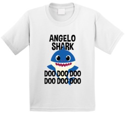 Angelo Shark Doo Doo Doo Baby Shark Popular Childrens Show Personalize Angelo Shark Doo Doo Doo Baby Shark Popular Childrens Show Personalize