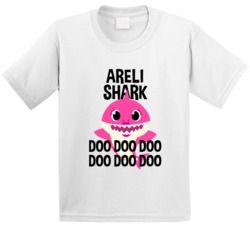 Areli Shark Doo Doo Doo Baby Shark Popular Childrens Show Personalized Areli Shark Doo Doo Doo Baby Shark Popular Childrens Show Personalized