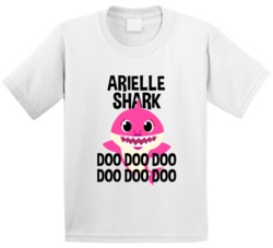Arielle Shark Doo Doo Doo Baby Shark Popular Childrens Show Personaliz Arielle Shark Doo Doo Doo Baby Shark Popular Childrens Show Personaliz