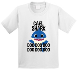 Cael Shark Doo Doo Doo Baby Shark Popular Childrens Show Personalized Cael Shark Doo Doo Doo Baby Shark Popular Childrens Show Personalized