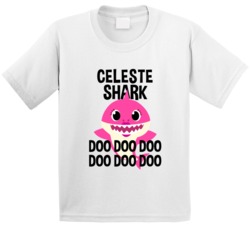 Celeste Shark Doo Doo Doo Baby Shark Popular Childrens Show Personaliz Celeste Shark Doo Doo Doo Baby Shark Popular Childrens Show Personaliz