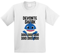 Devonte Shark Doo Doo Doo Baby Shark Popular Childrens Show Personaliz Devonte Shark Doo Doo Doo Baby Shark Popular Childrens Show Personaliz