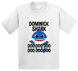 Dominick Shark Doo Doo Doo Baby Shark Popular Childrens Show Personali Dominick Shark Doo Doo Doo Baby Shark Popular Childrens Show Personali