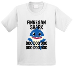 Finnegan Shark Doo Doo Doo Baby Shark Popular Childrens Show Personali Finnegan Shark Doo Doo Doo Baby Shark Popular Childrens Show Personali