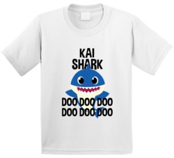Kai Shark Doo Doo Doo Baby Shark Popular Childrens Show Personalized T Kai Shark Doo Doo Doo Baby Shark Popular Childrens Show Personalized T