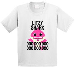 Litzy Shark Doo Doo Doo Baby Shark Popular Childrens Show Personalized Litzy Shark Doo Doo Doo Baby Shark Popular Childrens Show Personalized