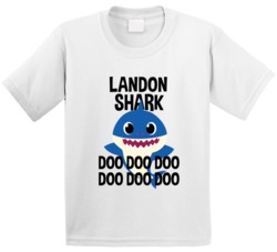 Landon Shark Doo Doo Doo Baby Shark Popular Childrens Show Personalize Landon Shark Doo Doo Doo Baby Shark Popular Childrens Show Personalize