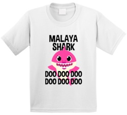 Malaya Shark Doo Doo Doo Baby Shark Popular Childrens Show Personalize Malaya Shark Doo Doo Doo Baby Shark Popular Childrens Show Personalize