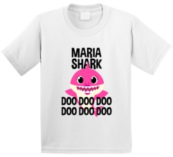 Maria Shark Doo Doo Doo Baby Shark Popular Childrens Show Personalized Maria Shark Doo Doo Doo Baby Shark Popular Childrens Show Personalized