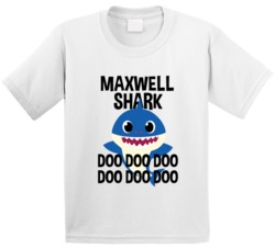Maxwell Shark Doo Doo Doo Baby Shark Popular Childrens Show Personaliz Maxwell Shark Doo Doo Doo Baby Shark Popular Childrens Show Personaliz