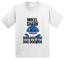 Mikel Shark Doo Doo Doo Baby Shark Popular Childrens Show Personalized Mikel Shark Doo Doo Doo Baby Shark Popular Childrens Show Personalized