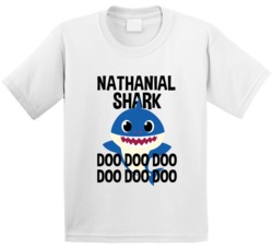 Nathanial Shark Doo Doo Doo Baby Shark Popular Childrens Show Personal Nathanial Shark Doo Doo Doo Baby Shark Popular Childrens Show Personal