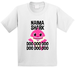 Naima Shark Doo Doo Doo Baby Shark Popular Childrens Show Personalized Naima Shark Doo Doo Doo Baby Shark Popular Childrens Show Personalized