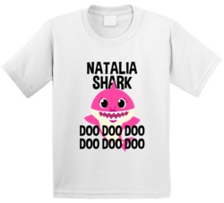 Natalia Shark Doo Doo Doo Baby Shark Popular Childrens Show Personaliz Natalia Shark Doo Doo Doo Baby Shark Popular Childrens Show Personaliz
