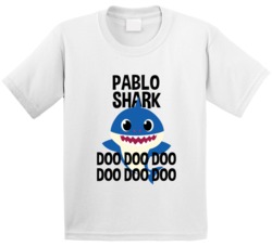 Pablo Shark Doo Doo Doo Baby Shark Popular Childrens Show Personalized Pablo Shark Doo Doo Doo Baby Shark Popular Childrens Show Personalized