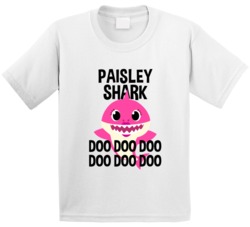 Paisley Shark Doo Doo Doo Baby Shark Popular Childrens Show Personaliz Paisley Shark Doo Doo Doo Baby Shark Popular Childrens Show Personaliz