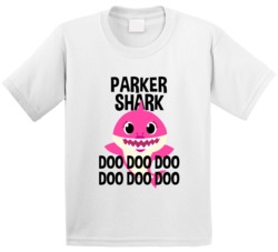 Parker Shark Doo Doo Doo Baby Shark Popular Childrens Show Personalize Parker Shark Doo Doo Doo Baby Shark Popular Childrens Show Personalize