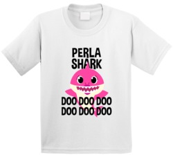 Perla Shark Doo Doo Doo Baby Shark Popular Childrens Show Personalized Perla Shark Doo Doo Doo Baby Shark Popular Childrens Show Personalized