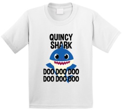 Quincy Shark Doo Doo Doo Baby Shark Popular Childrens Show Personalize Quincy Shark Doo Doo Doo Baby Shark Popular Childrens Show Personalize