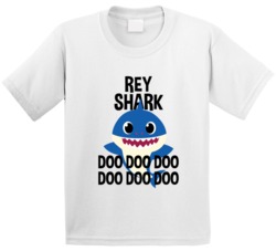 Rey Shark Doo Doo Doo Baby Shark Popular Childrens Show Personalized T Rey Shark Doo Doo Doo Baby Shark Popular Childrens Show Personalized T