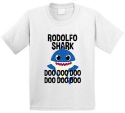 Rodolfo Shark Doo Doo Doo Baby Shark Popular Childrens Show Personaliz Rodolfo Shark Doo Doo Doo Baby Shark Popular Childrens Show Personaliz