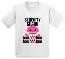 Serenity Shark Doo Doo Doo Baby Shark Popular Childrens Show Personali Serenity Shark Doo Doo Doo Baby Shark Popular Childrens Show Personali