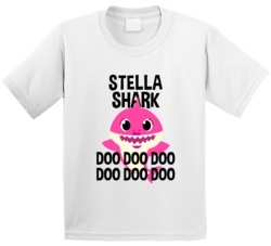 Stella Shark Doo Doo Doo Baby Shark Popular Childrens Show Personalize Stella Shark Doo Doo Doo Baby Shark Popular Childrens Show Personalize