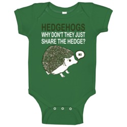 Hedgehogs Dont Share Funny Marry Me Tv Show Baby One Piece Hedgehogs Dont Share Funny Marry Me Tv Show Baby One Piece