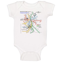 Paris Metro Map Baby One Piece Paris Metro Map Baby One Piece