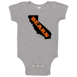 Chicago Bears Fan From San Francisco 49ers Football Baby One Piece Chicago Bears Fan From San Francisco 49ers Football Baby One Piece