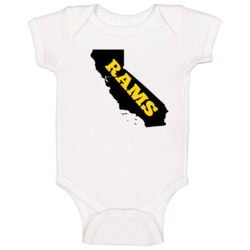 Stlouis Rams Fan From Oakland Raiders Football Baby One Piece Stlouis Rams Fan From Oakland Raiders Football Baby One Piece