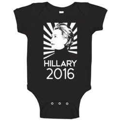 Hillary Clinton Silhouette Burst 2016 Presidential Campaign Baby One P Hillary Clinton Silhouette Burst 2016 Presidential Campaign Baby One P
