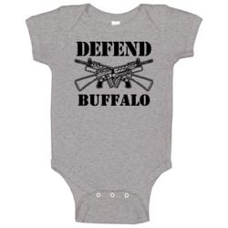 Buffalo Defend This City Army Military Strong Buffalo Custom Baby One Buffalo Defend This City Army Military Strong Buffalo Custom Baby One