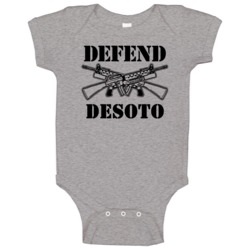 Desoto Defend This City Army Military Strong Desoto Custom Baby One Pi Desoto Defend This City Army Military Strong Desoto Custom Baby One Pi