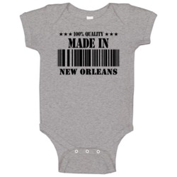 Made In New Orleans Custom Baby One Piece Made In New Orleans Custom Baby One Piece