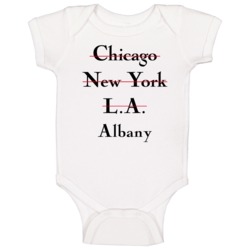 Albany Chicago New York La High Fashion Custom Baby One Piece Albany Chicago New York La High Fashion Custom Baby One Piece