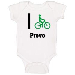 I Bike Provo Custom Baby One Piece I Bike Provo Custom Baby One Piece