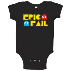 Pacman Epic Fail Popular Life Partners Movie Baby One Piece Pacman Epic Fail Popular Life Partners Movie Baby One Piece