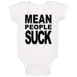 Mean People Suck Heavyweights Popular Movie Baby One Piece Mean People Suck Heavyweights Popular Movie Baby One Piece