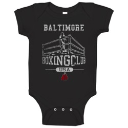 Baltimore Boxing Club Gym Baby One Piece Baltimore Boxing Club Gym Baby One Piece