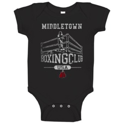 Middletown Boxing Club Gym Baby One Piece Middletown Boxing Club Gym Baby One Piece