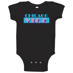 Chicago Miami Vice Parody Retro Tv Show Baby One Piece Chicago Miami Vice Parody Retro Tv Show Baby One Piece