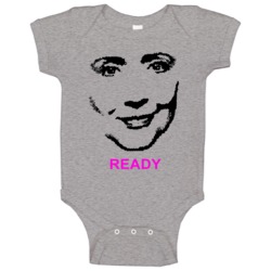 Ready Hillary Clinton Face Silhouette Presidential Campaign Baby One P Ready Hillary Clinton Face Silhouette Presidential Campaign Baby One P