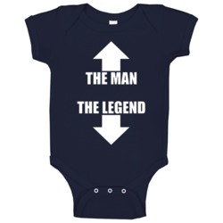 The Man The Legend Funny New Girl Popular Tv Show Baby One Piece The Man The Legend Funny New Girl Popular Tv Show Baby One Piece