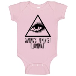 Gamings Feminist Illuminati Funny Eye Baby One Piece Gamings Feminist Illuminati Funny Eye Baby One Piece