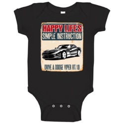 Happy Lifes Simple Instruction 1992 Dodge Viper Rt10 Car Baby One Piec Happy Lifes Simple Instruction 1992 Dodge Viper Rt10 Car Baby One Piec